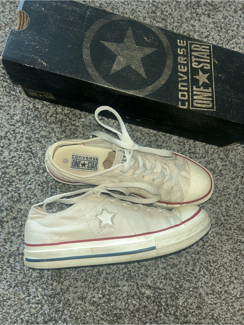 Converse Women’s Cream One Star Low-Top Sneakers